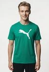 Fu&szlig;balltrikot PUMA "TEAMRISE LOGO JERSEY COTTON", Herren, Gr. S, gr&uuml;n (sport gr&uuml;n,
