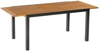 Gartentisch MERXX "Ausziehtisch", beige (natur, graphit, natur), H:74cm T:100cm,