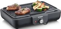 Tischgrill SEVERIN "PG 8556", schwarz, B:33cm H:9cm T:42cm,