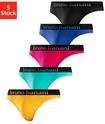 String BRUNO BANANI, Herren, Gr. S, 5 Stk., bunt (blau, pink, mint, gelb,...