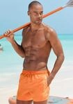 Badeshorts BENCH., Herren, Gr. S (46/48), N-Gr, orange, Microfaser, Polyester,