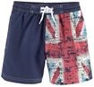 Badeshorts VENICE BEACH, Kinder, Gr. 110/116, N-Gr, blau (marine, bedruckt),