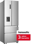 HANSEATIC French Door "HFD20070CWDI", Energieeffizienz: C, silber (edelstahl),
