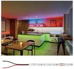 PAULMANN LED-Streifen "Pro Strip Silver P25 5m green IP20 24V DC 20W", silber