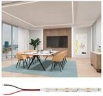 PAULMANN LED-Streifen "Pro Strip Gold P150 5m 940 IP20 24V DC 62W", wei&szlig;,