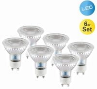N&Auml;VE LED-Leuchtmittel "Marla", Energieeffizienz: F, wei&szlig; (transparent, wei&szlig;),