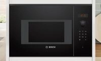 BOSCH Einbau-Mikrowelle "BFL523MB1F", schwarz, B:59,4cm H:38,2cm T:31,7cm,