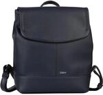 Rucksack GABOR "Lenea", Damen, Gr. B/H/T: 28cm x 33cm x 9cm, blau, Polyurethane,