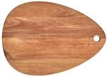 Schneidebrett ZELLER PRESENT, beige (natur), B:29cm H:2cm L:40cm, Massivholz,