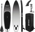 Inflatable SUP-Board YEAZ "SUP Board und Kit BLACK SANDS BEACH - EXOTRACE - SET",