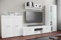 Wohnzimmertisch VCM "Holz TV Lowboard M&ouml;bel Fernsehschrank Usilo XL", wei&szlig;, B:160cm