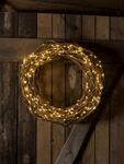 KONSTSMIDE LED-Lichtervorhang, gold (goldfarben), Dioden 200 Stk. Flammen 200 Stk.,