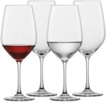Rotweinglas SCHOTT-ZWIESEL "Wassergl&auml;ser / Rotweingl&auml;ser Fort&eacute; 530 ml 4er Set