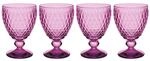Rotweinglas VILLEROY & BOCH "Rotweingl&auml;ser Boston Coloured 310 ml 4er Set", pink