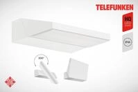 LED Au&szlig;en-Wandleuchte TELEFUNKEN "BERGEN", wei&szlig; (wei&szlig;, neutral), Leuchten, LED