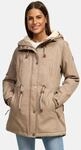 Winterjacke NAVAHOO "Navahoo Ireliaa Damen Jacke B991", Damen, Gr. XS, grau (taupe
