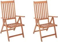 Gartensessel MERXX "Vitoria", braun, B:59cm H:113cm T:70cm, Sessel, Gartensessel, 2er