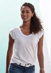 Kurzarmshirt BEACHTIME BY LASCANA "mit leicht transparenten Streifen", Damen,...
