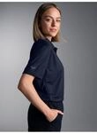 Poloshirt TRIGEMA "TRIGEMA Klassisches Poloshirt COOLMAX", Damen, Gr. 4XL, blau