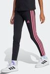 Leggings ADIDAS SPORTSWEAR "ESSENTIALS KIDS", M&auml;dchen, Gr. 152, N-Gr, schwarz
