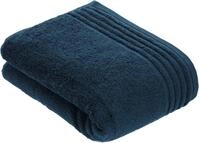 Badetuch VOSSEN "Vienna Style Supersoft", blau (petrol), B:67cm L:140cm, Walkfrottee,