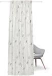 Gardine FEEL OF NATURE "Helga" Gr. 1, grau, B:140cm H:245cm, Baumwolle,...