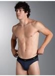 Slip TRIGEMA "TRIGEMA Sportslip im Doppelpack", Herren, Gr. M, 2 Stk., blau (navy),