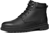 Schn&uuml;rboots GEOX "U ANDALO", Herren, Gr. 42, w&auml;rmend, schwarz, Leder, Synthetik,