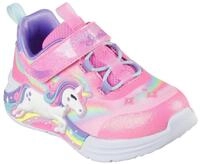 Lauflernschuh SKECHERS "UNICORN CHASER LIGHTS", M&auml;dchen, Gr. 21, bunt (pink,...