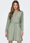 Druckkleid ONLY "ONLCORY LIFE L/S V-NECK TUNIC WVN NOOS", Damen, Gr. M, N-Gr,...