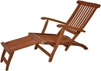Gartensessel GARDEN PLEASURE "Phoenix", braun (holzfarben), H:92cm T:163cm, Sessel,
