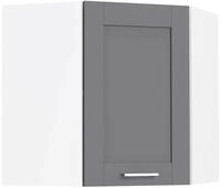 H&auml;ngeschrank VCM "Eckschrank K&uuml;chenschrank H&auml;ngeschrank K&uuml;che Colura", schwarz