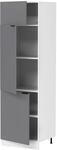 Unterschrank VCM "K&uuml;chenschrank B. 60 cm Hochschrank K&uuml;che Fasola", schwarz (wei&szlig;,