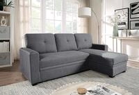 Ecksofa "Gerrit L-Form, B: 216 cm", grau, B:216cm H:80cm T:139cm, ATLANTIC HOME