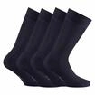 Kurzsocken ROHNER SOCKS "Socken Bamboo 2er pack 4er Pack", Damen, Gr. 35-38, blau