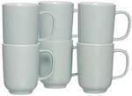 Becher RITZENHOFF & BREKER "Kaffeebecher Jasper 285 ml 6er Set", gr&uuml;n (mint),