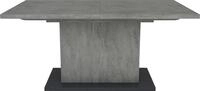Esstisch BYLIVING "Athen", grau (betonfarbend), H:75cm T:90cm, Tische, Esstisch, mit