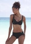 B&uuml;gel-Bikini-Top LASCANA "Lolo", Damen, Gr. 40, Cup C, schwarz, Elasthan,