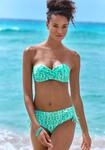 B&uuml;gel-Bandeau-Bikini-Top ELBSAND "Letra", Damen, Gr. 40, Cup A, gr&uuml;n (mint),