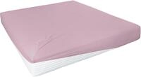 Spannbettlaken PRIMERA "Elasthan-Feinjersey", lila (mauve), 1 Stk., Jersey-Elasthan,