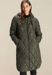 Wintermantel TAMARIS, Damen, Gr. 46, gr&uuml;n (khaki), Web, Obermaterial: 100%