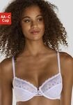 B&uuml;gel-BH LASCANA, Damen, Gr. 75, Cup C, wei&szlig;, Microtouch, Obermaterial: 89%