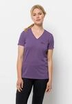 V-Shirt JACK WOLFSKIN "CROSSTRAIL T WOMEN", Damen, Gr. XS (34), lila...
