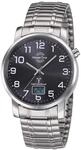 Funkuhr MASTER TIME "Basic", silber (silberfarben, schwarz), Armbanduhren, Herren,