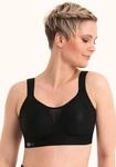 Sport-BH ANITA ACTIVE "Smart Control", Damen, Gr. 80, Cup B, schwarz, Stoff,