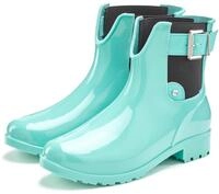 Gummistiefelette VIVANCE "Herbststiefelette", Damen, Gr. 40, blau (t&uuml;rkis),