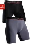 Funktionsboxer H.I.S, Herren, Gr. S, 2 Stk., grau (grau, schwarz), Microfaser,