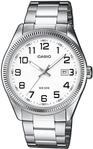 Quarzuhr, silber (silberfarben, schwarz), CASIO TIMELESS COLLECTION, Armbanduhren,