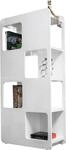 Raumteiler SALESFEVER "Flexibler Raumteiler", wei&szlig;, B:81cm H:168cm T:36cm, MDF,