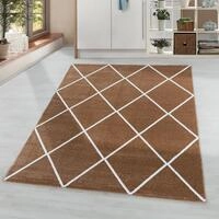 Teppich AYYILDIZ TEPPICHE "RIO 4601", rosa (kupfer), B:120cm H:8mm L:170cm,
